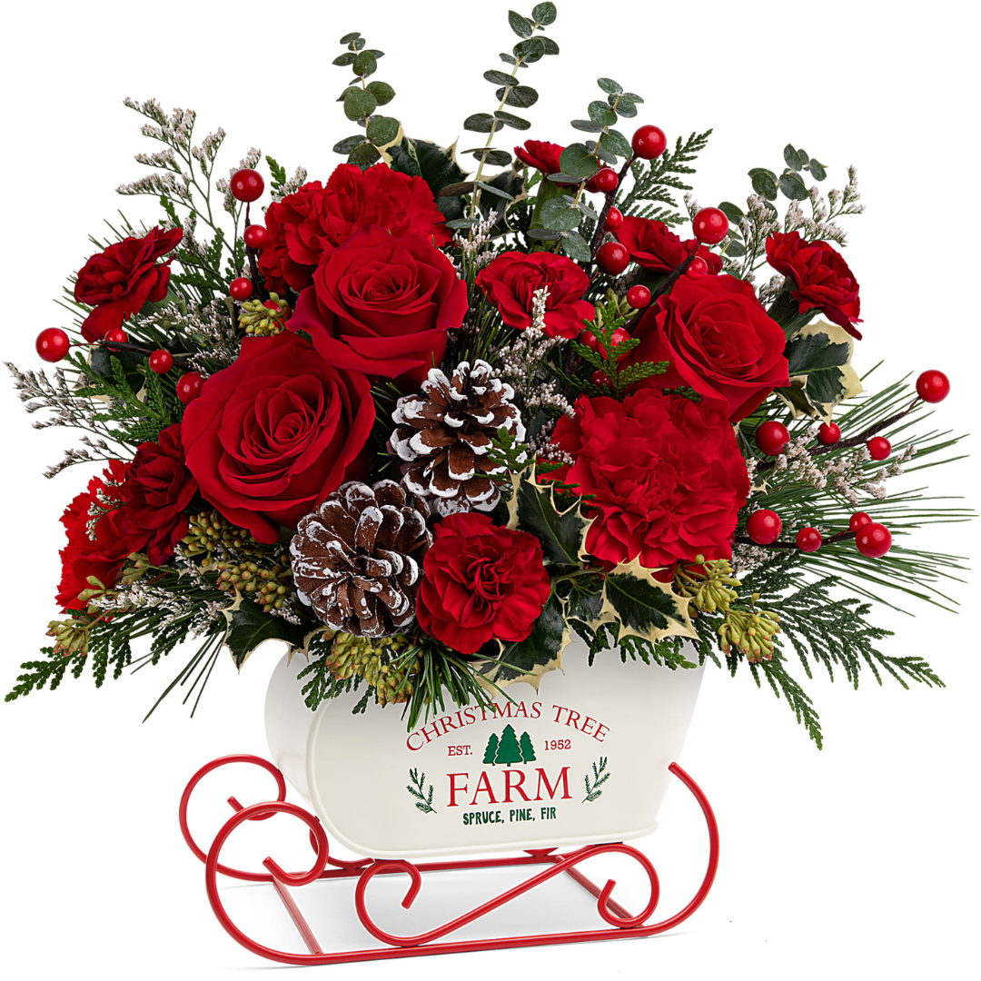 Canadiana Flowers Snow What Fun Bouquet