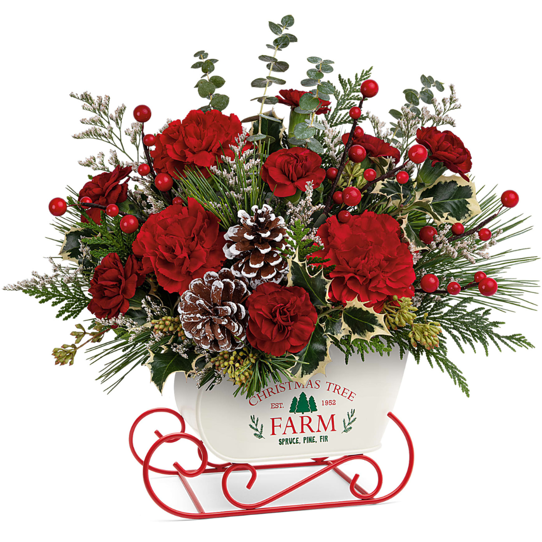 Canadiana Flowers Snow What Fun Bouquet